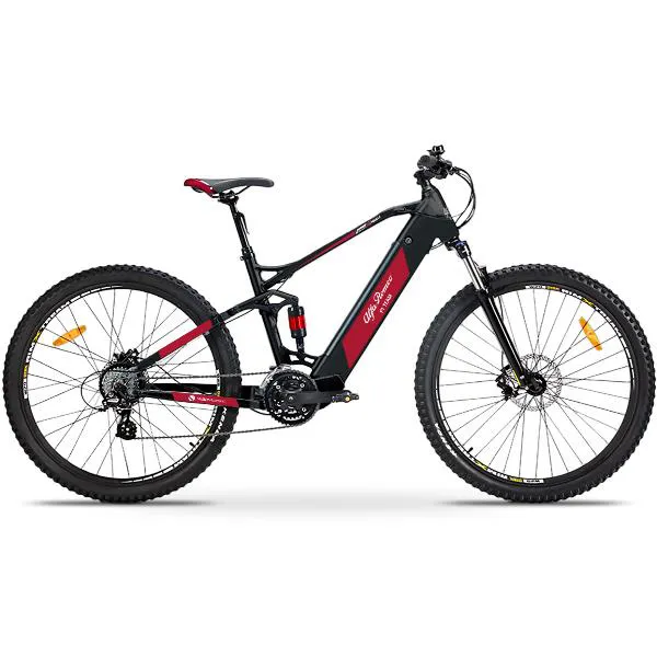 Alfa Romeo Full 29´´ Elcykel Mtb, Black / red, One Size, 250Wh