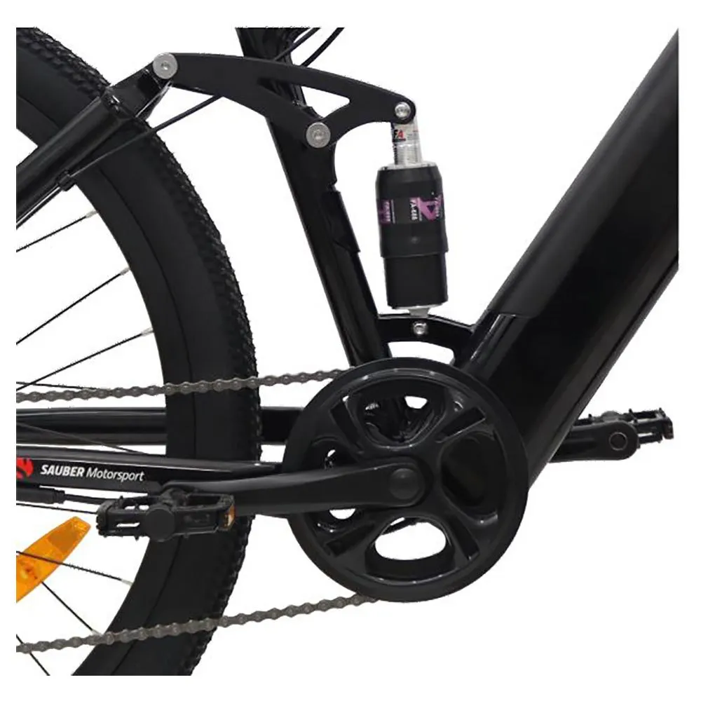 Alfa Romeo Racing Full 29´´ Elcykel Mtb, Black, One Size