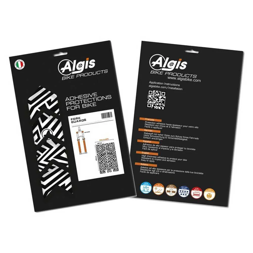 Algis Mate Lines Gaffelskydd Klistermärken, Black, One Size Algis Mate Lines Gaffelskydd Klistermärken, Black, One Size