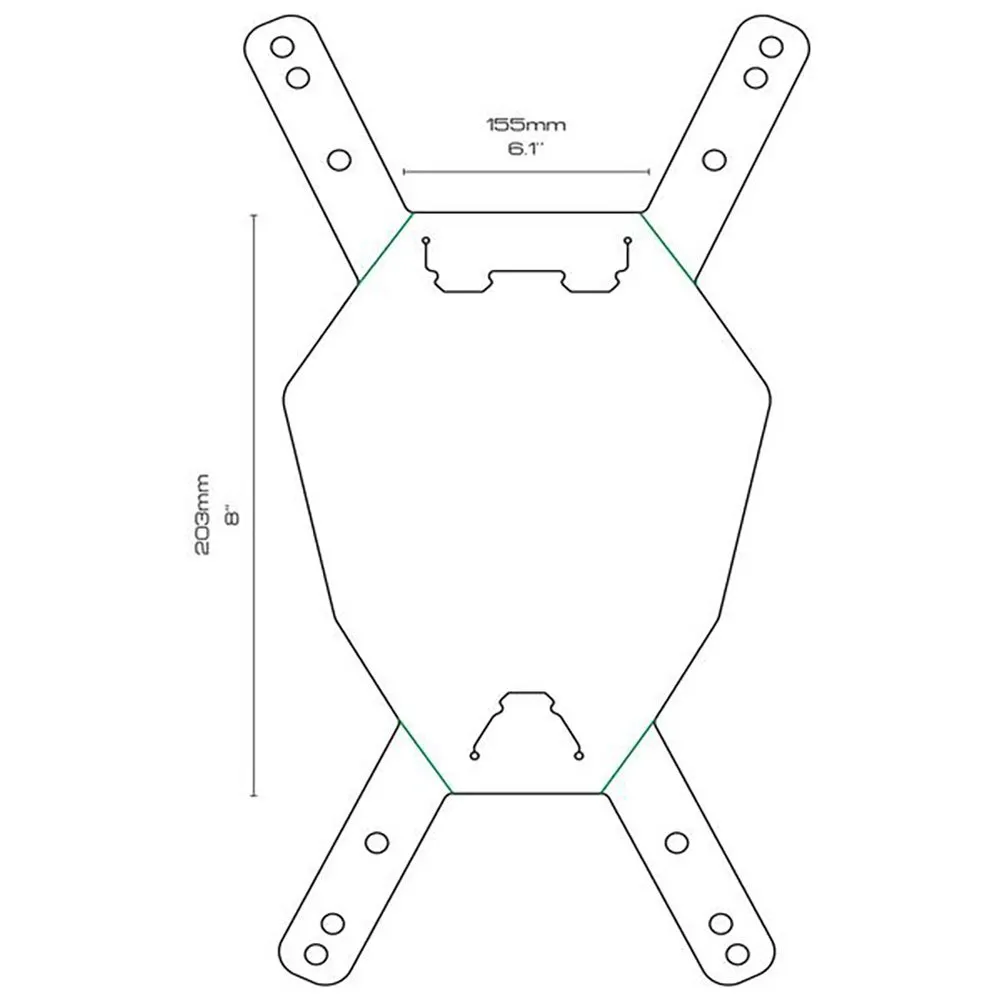 All Mountain Style Registreringsskylt, Black / white, One Size