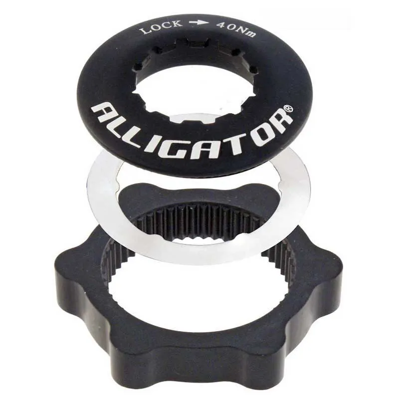 Alligator 6b-cl Bromsskivsadapter För Cykel, Black / white, One Size
