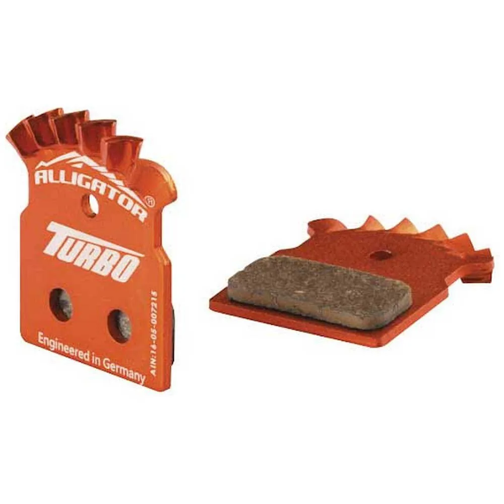 Alligator Shimano Xtr/xt Turbo Organiska Skivbromsbelägg, Orange, One Size Alligator Shimano Xtr/xt Turbo Organiska Skivbromsbelägg, Orange, One Size