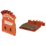 Alligator Shimano Xtr/xt Turbo Organiska Skivbromsbelägg, Orange, One Size