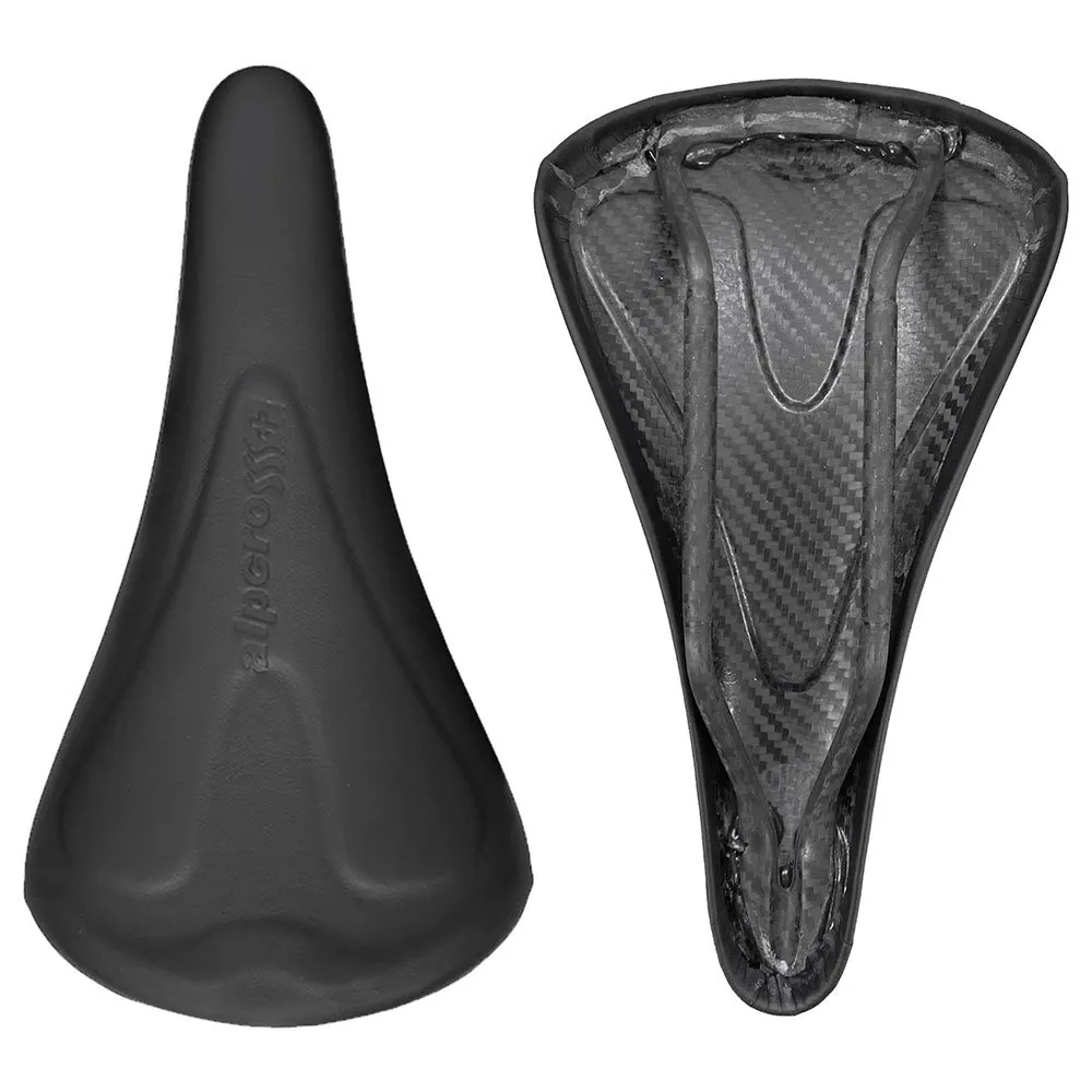 Alpcross Components Epic Carbon Cykelsadel, Black, 131mm