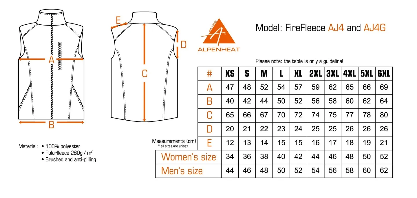 Alpenheat Fire-Fleece Värmeväst Alpenheat Fire-Fleece Värmeväst