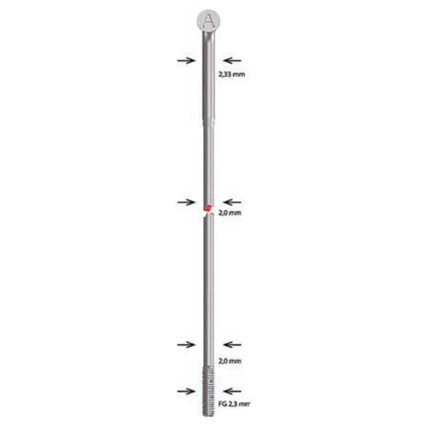 Alpina 2.34/2.00 Stainless Steel Ekrar 100 Enheter