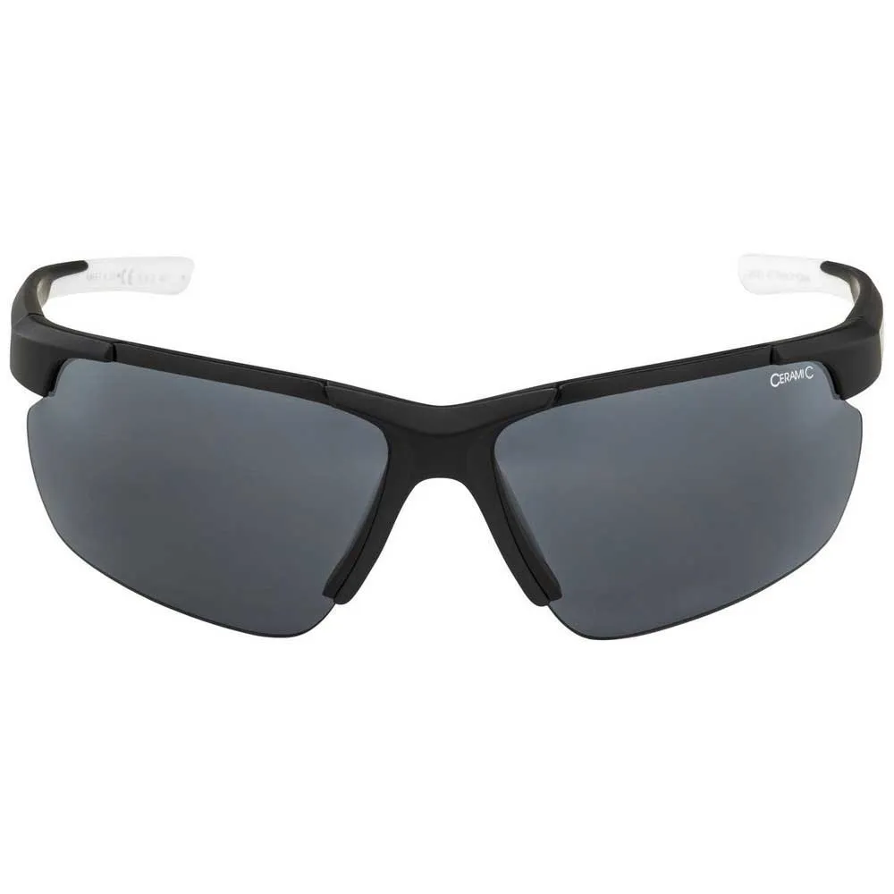 Alpina Defey Hr Polariserade Solglasögon, Black matt / white, Black/CAT3