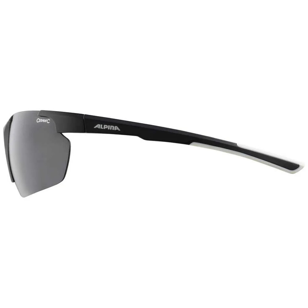 Alpina Defey Hr Polariserade Solglasögon, Black matt / white, Black/CAT3