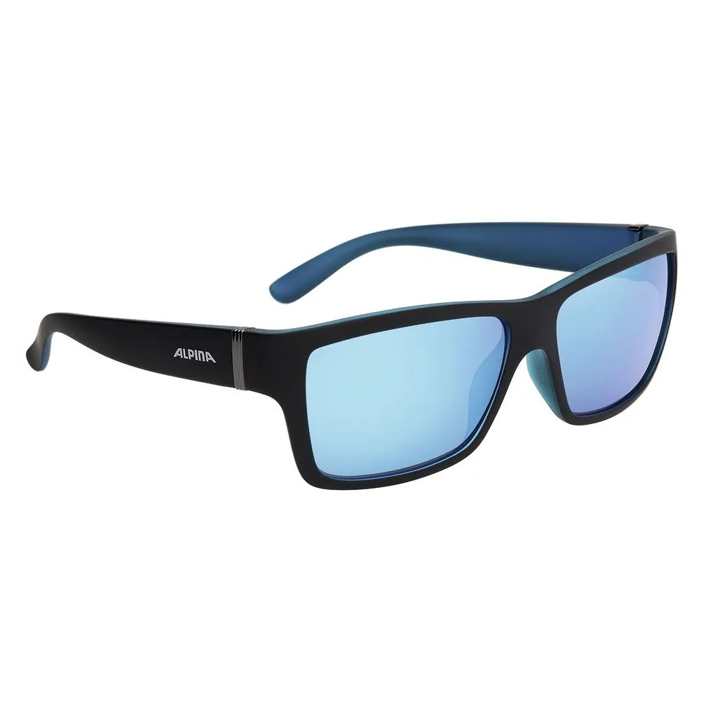 Alpina Kacey Spegelsolglasögon, Black matt / blue, Blue Mirror/CAT3 Alpina Kacey Spegelsolglasögon, Black matt / blue, Blue Mirror/CAT3