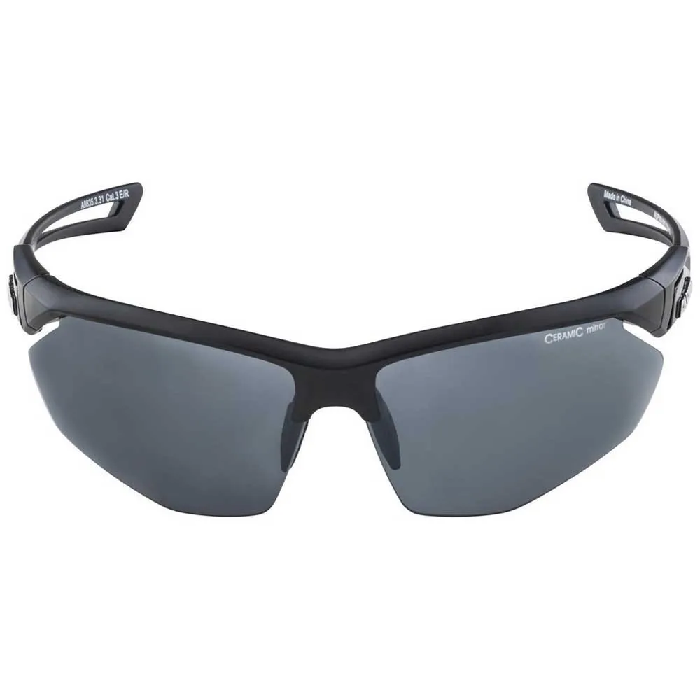 Alpina Nylos Hr Spegelsolglasögon, Black matt, Black Mirror/CAT3 Alpina Nylos Hr Spegelsolglasögon, Black matt, Black Mirror/CAT3