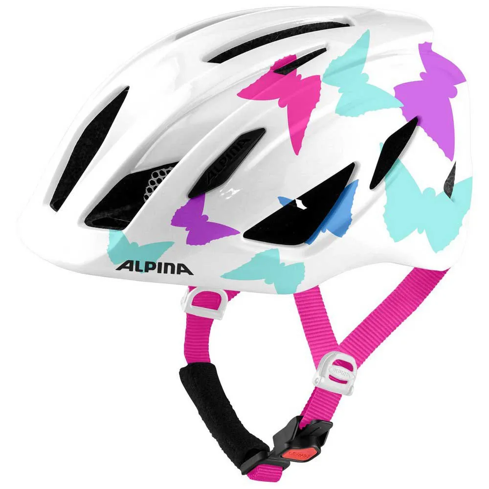 Alpina Pico Junior Juniorhjälm, Pearlwhite butterflies gloss Alpina Pico Junior Juniorhjälm, Pearlwhite butterflies gloss