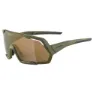Alpina Rocket Q-lite Solglasögon, Olive matt, Bronce Mirror/CAT3