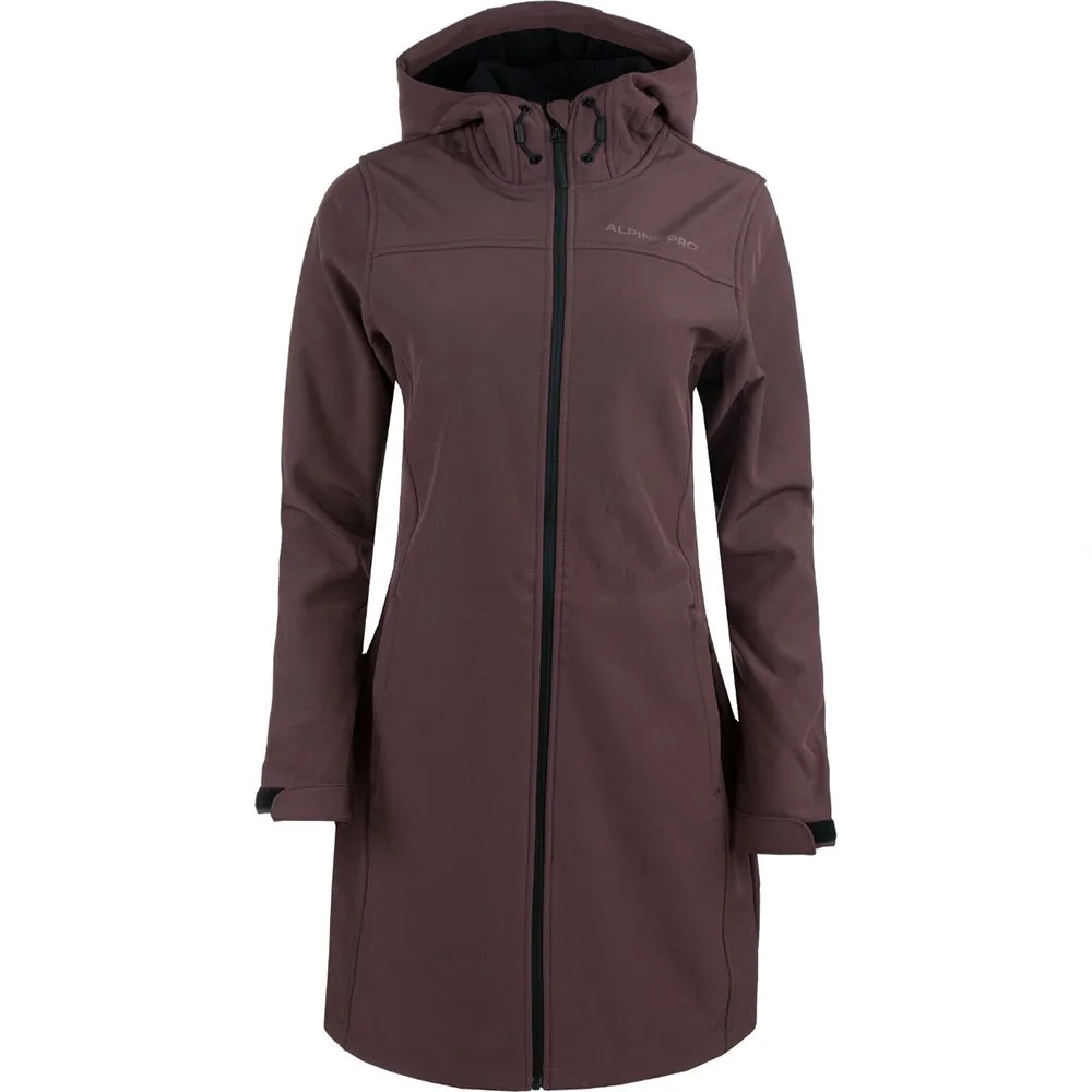 Alpine Pro Esera Softshelljacka, Brown