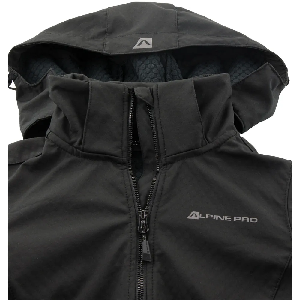 Alpine Pro Geshera Softshelljacka, Black Alpine Pro Geshera Softshelljacka, Black