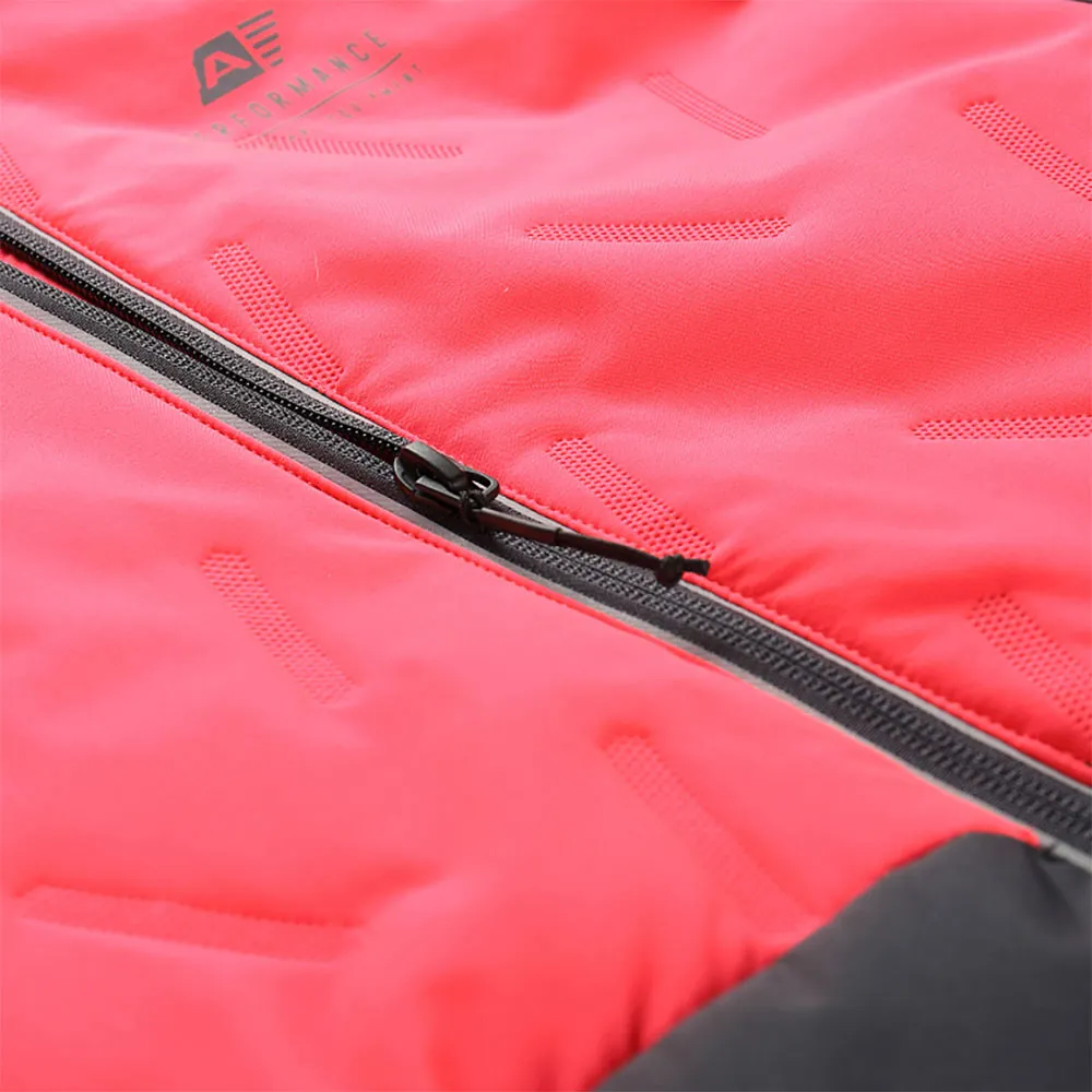 Alpine Pro Gomara Fleecejacka Med Dragkedja, Diva pink / smoked pearl