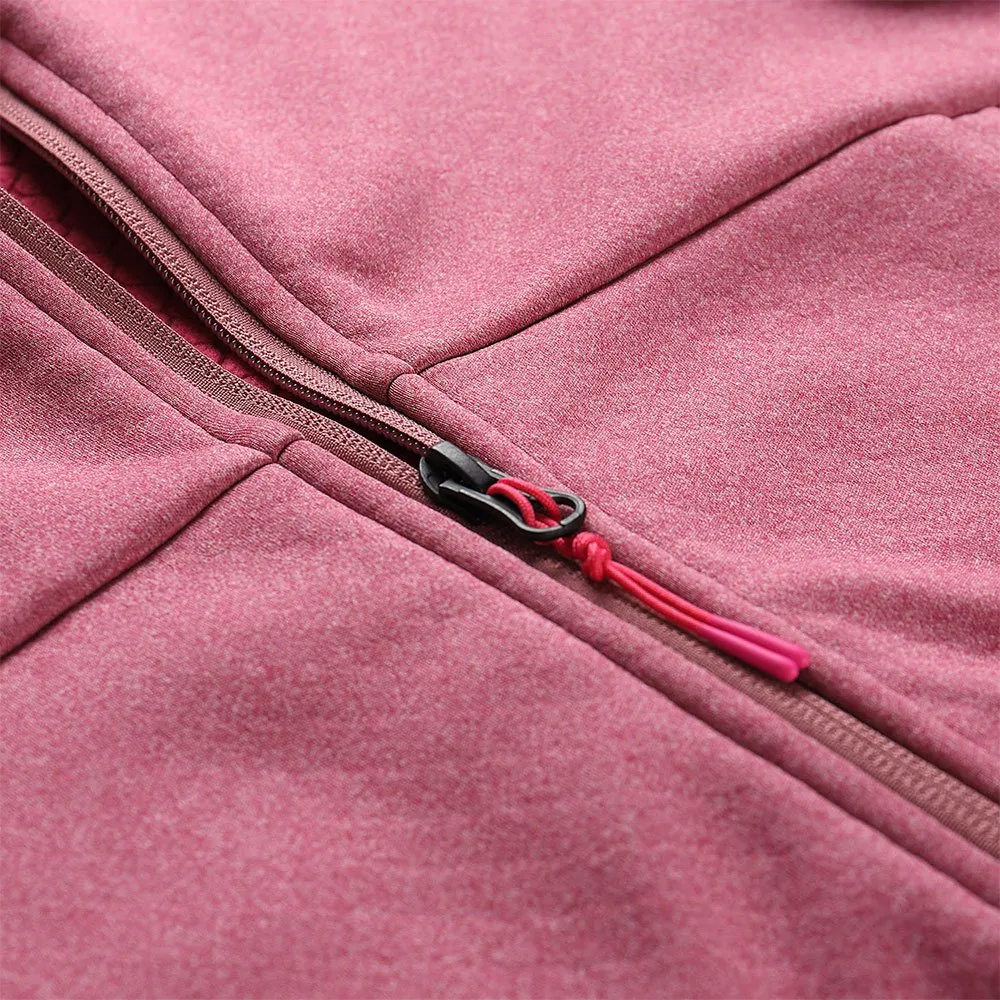 Alpine Pro Qerto Fleecejacka Med Dragkedja, Pink, 152-158cm