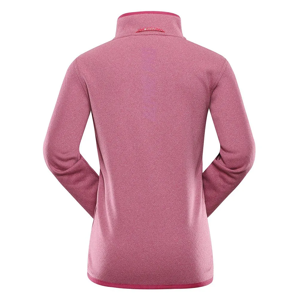 Alpine Pro Qerto Fleecejacka Med Dragkedja, Pink, 152-158cm