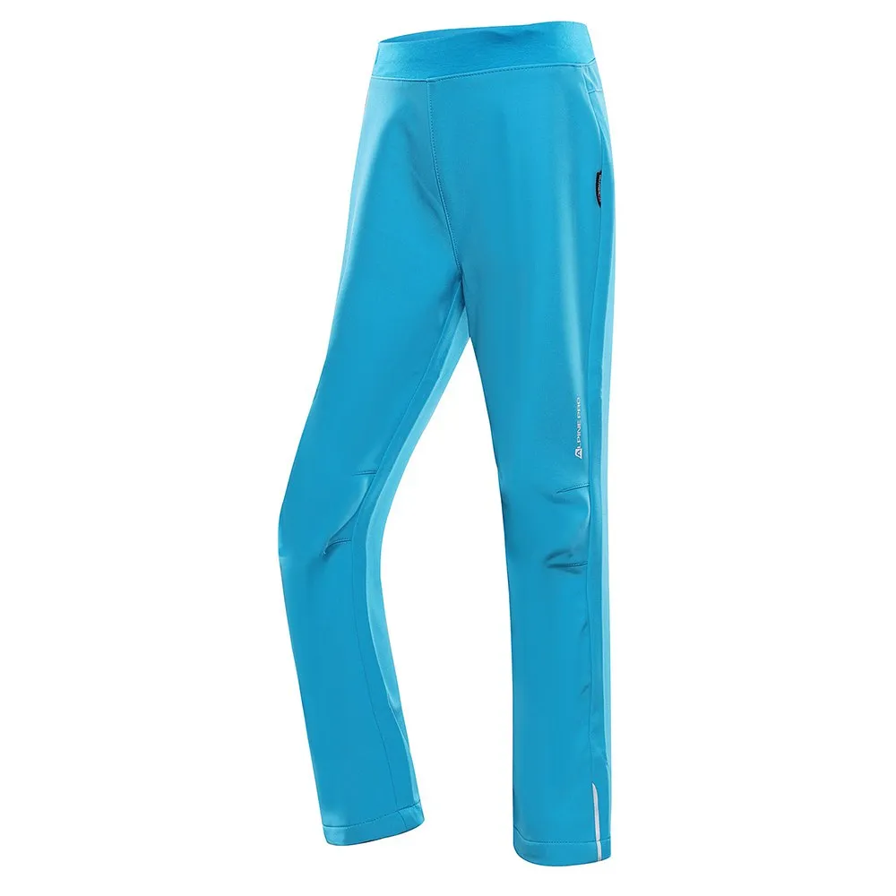 Alpine Pro Smooto Byxor, Neon atomic blue, 116-122cm