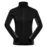 Alpine Pro Vorna Fleecejacka Med Dragkedja, Black / dark true gray