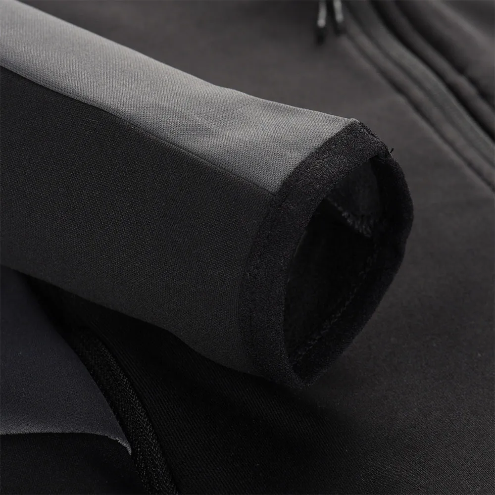 Alpine Pro Vorna Fleecejacka Med Dragkedja, Black / dark true gray