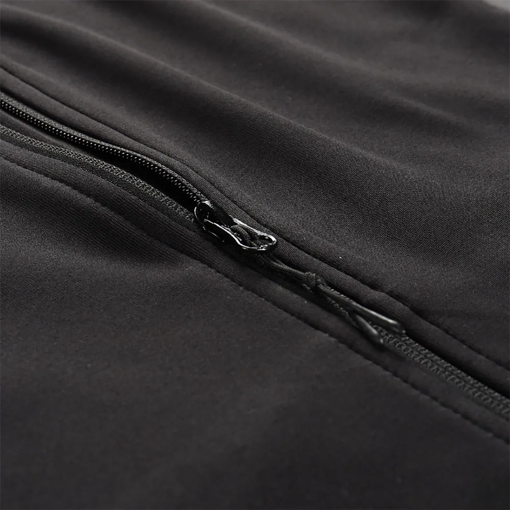 Alpine Pro Vorna Fleecejacka Med Dragkedja, Black / dark true gray