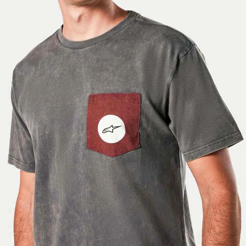 Alpinestars Merit T-shirt Med Korta ärmar, Charcoal black, L Alpinestars Merit T-shirt Med Korta ärmar, Charcoal black, L