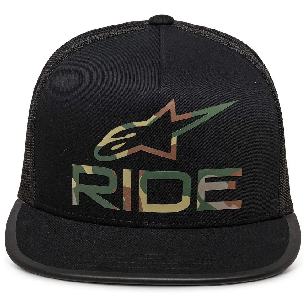 Alpinestars Ride 4.0 Camo Truckerkeps, Black