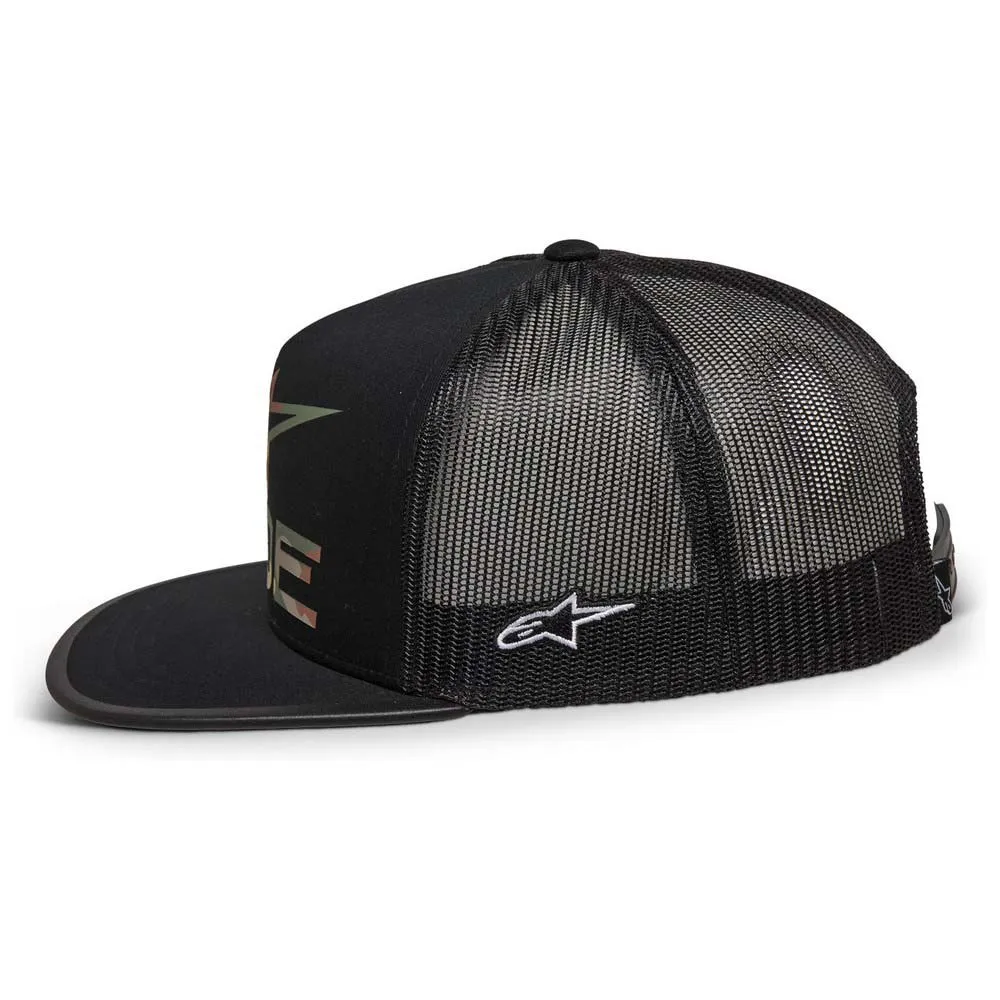Alpinestars Ride 4.0 Camo Truckerkeps, Black