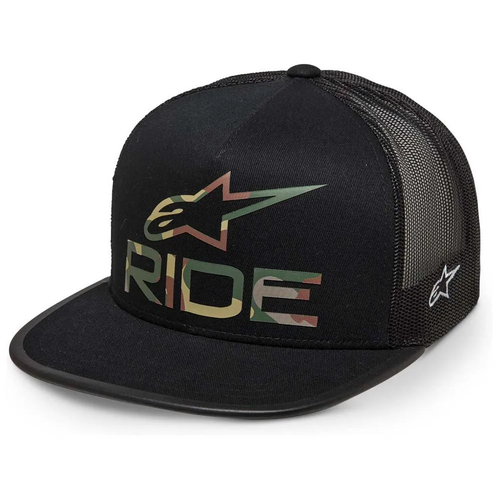 Alpinestars Ride 4.0 Camo Truckerkeps, Black