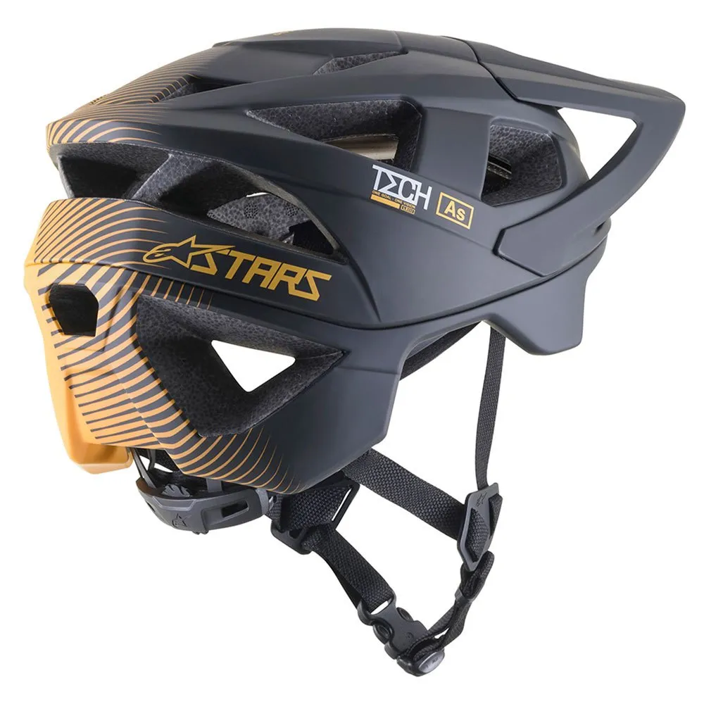 Alpinestars Vector Pro A2 Mtb-hjälm, Ebony / Matte Tangerine