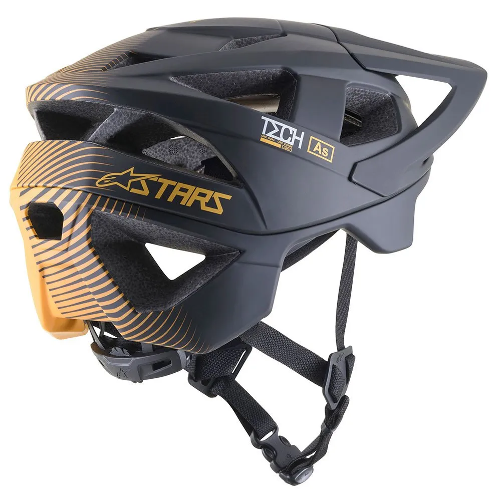 Alpinestars Vector Pro A2 Mtb-hjälm, Ebony / Matte Tangerine