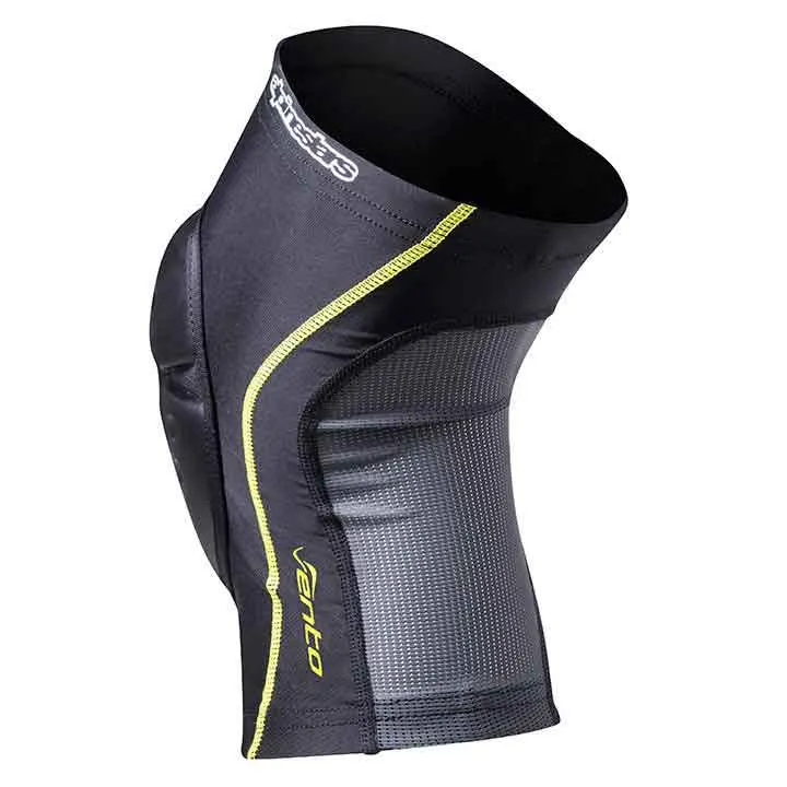 Alpinestars Vento Knäskydd, Black / acid yellow Alpinestars Vento Knäskydd, Black / acid yellow