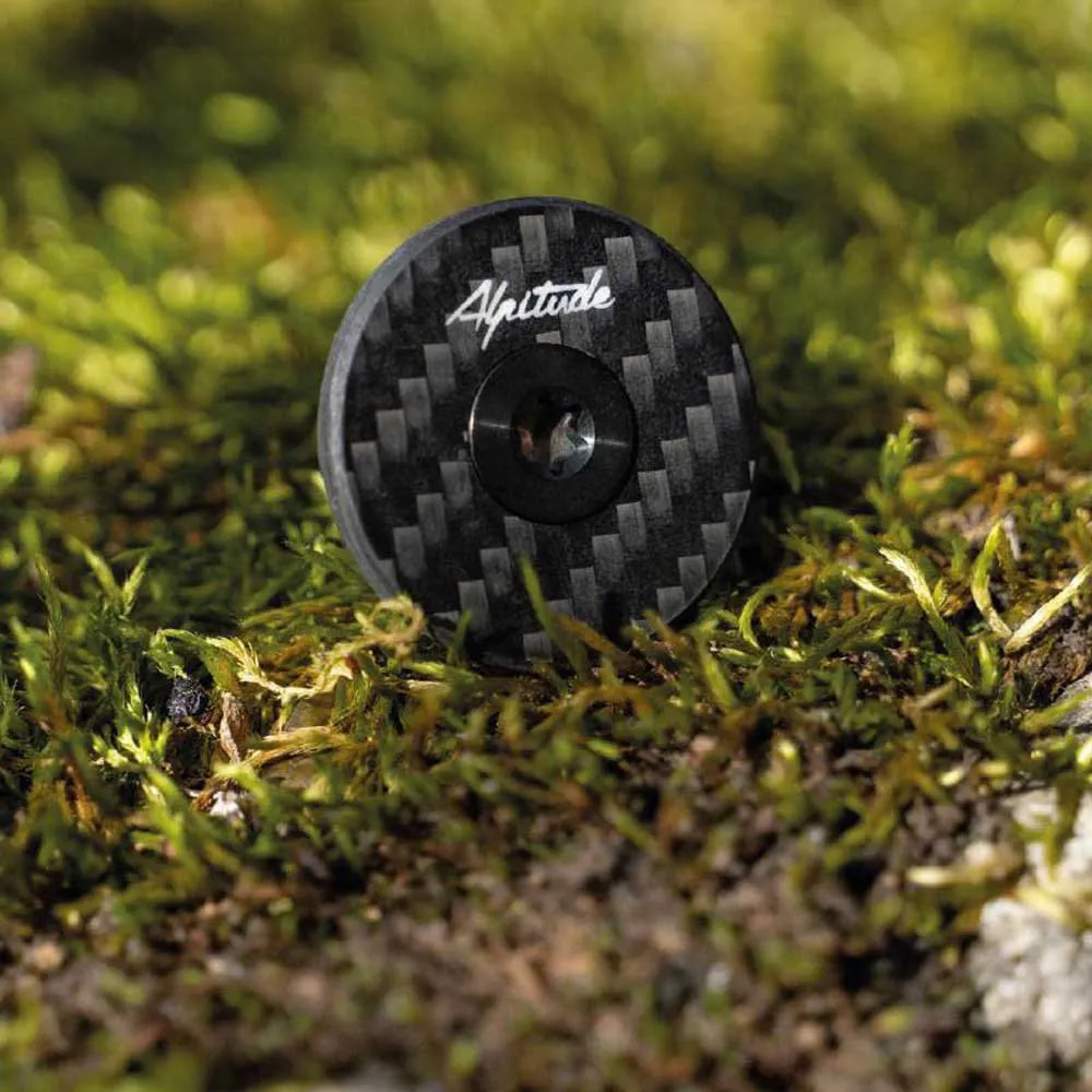 Alpitude Manghen Styrstamskåpa, Black, 1 1/8"