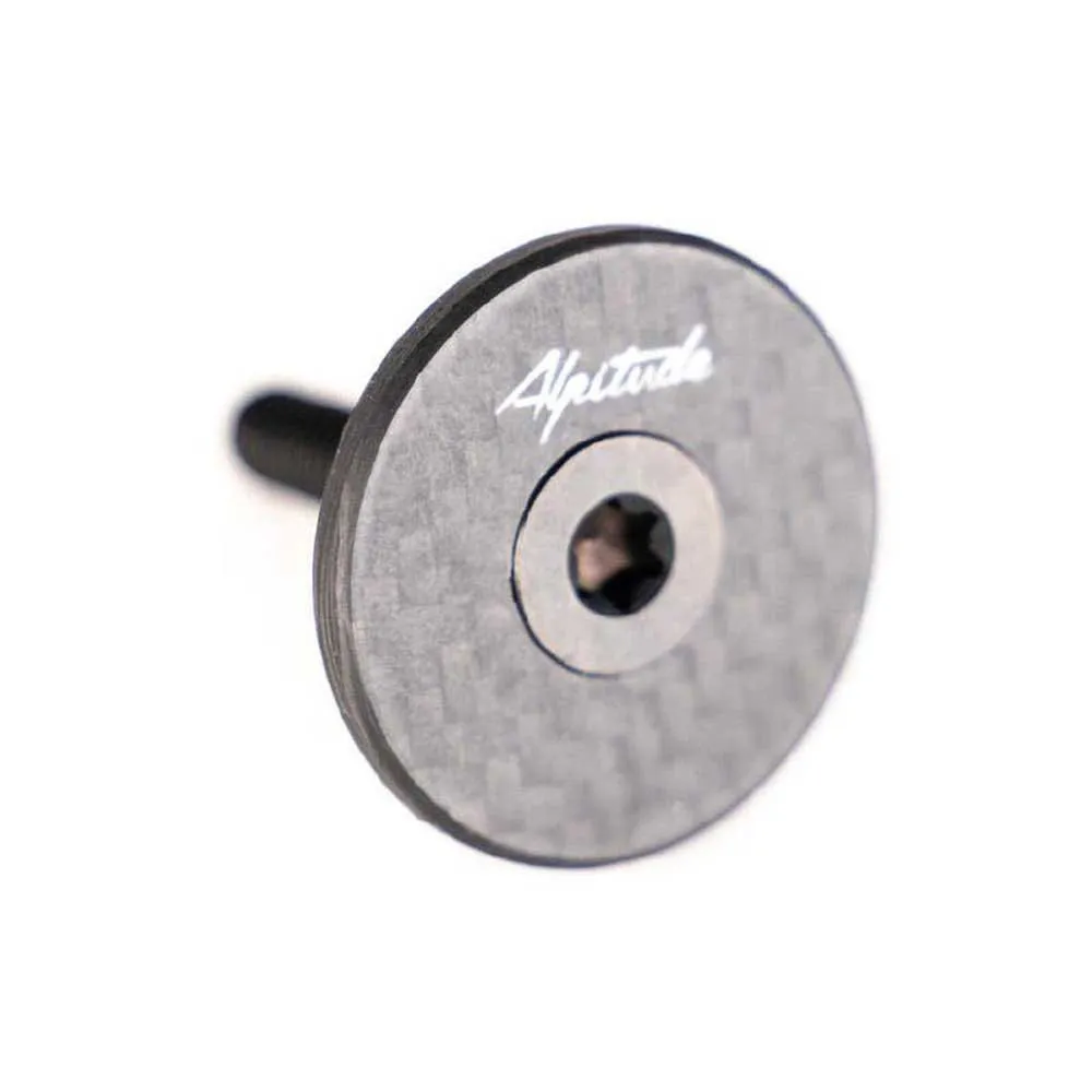 Alpitude Manghen Styrstamskåpa, Black, 1 1/8"