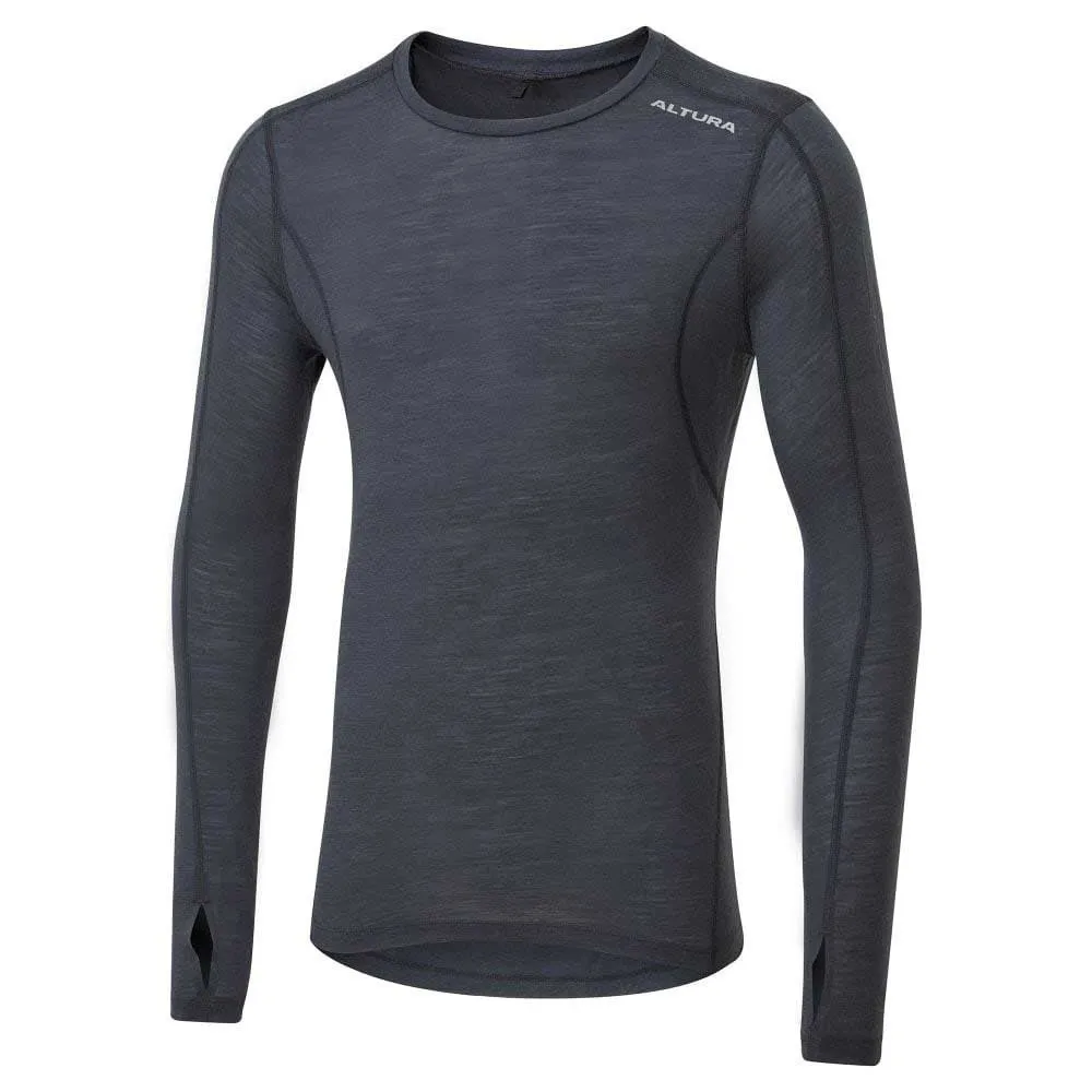 ALTURA Merino 50 Långärmad Baslager, Navy