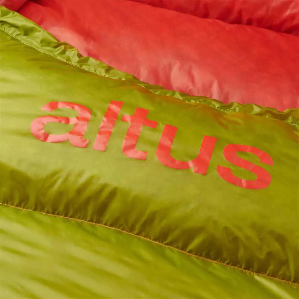 Altus Andes 400 H30 Sovsäck, Golden lime, Left Zipper