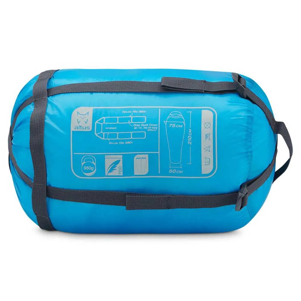 Altus Andes 900 H30 Sovsäck, Dark grey, Right Zipper