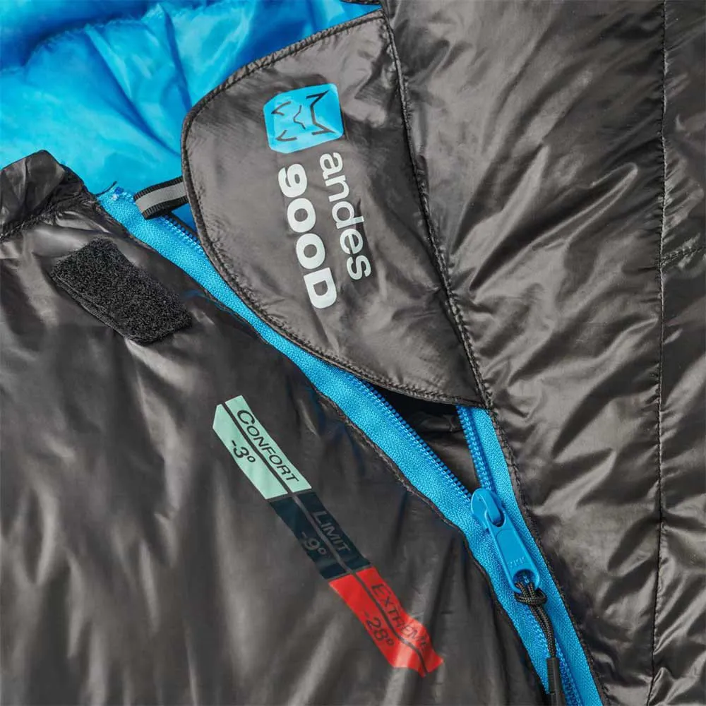 Altus Andes 900 H30 Sovsäck, Dark grey, Right Zipper
