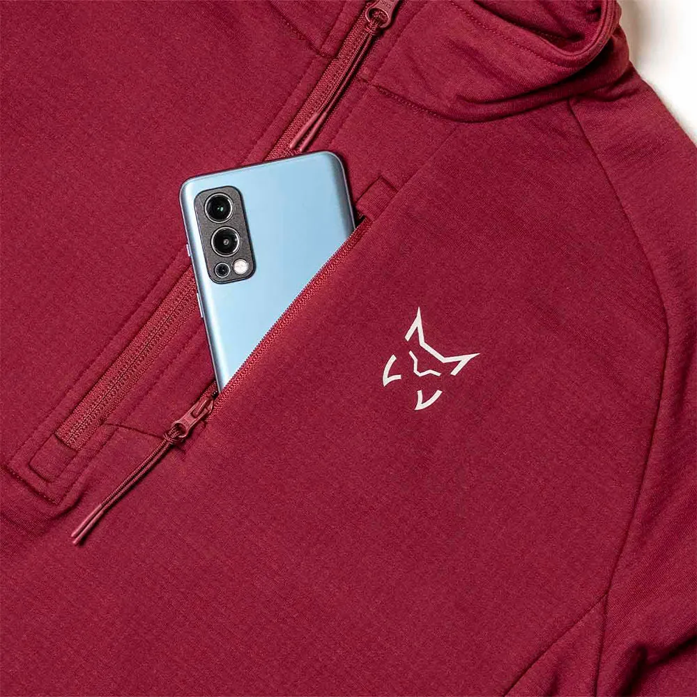 Altus Malaren Halv Dragkedja Långärmad T-shirt