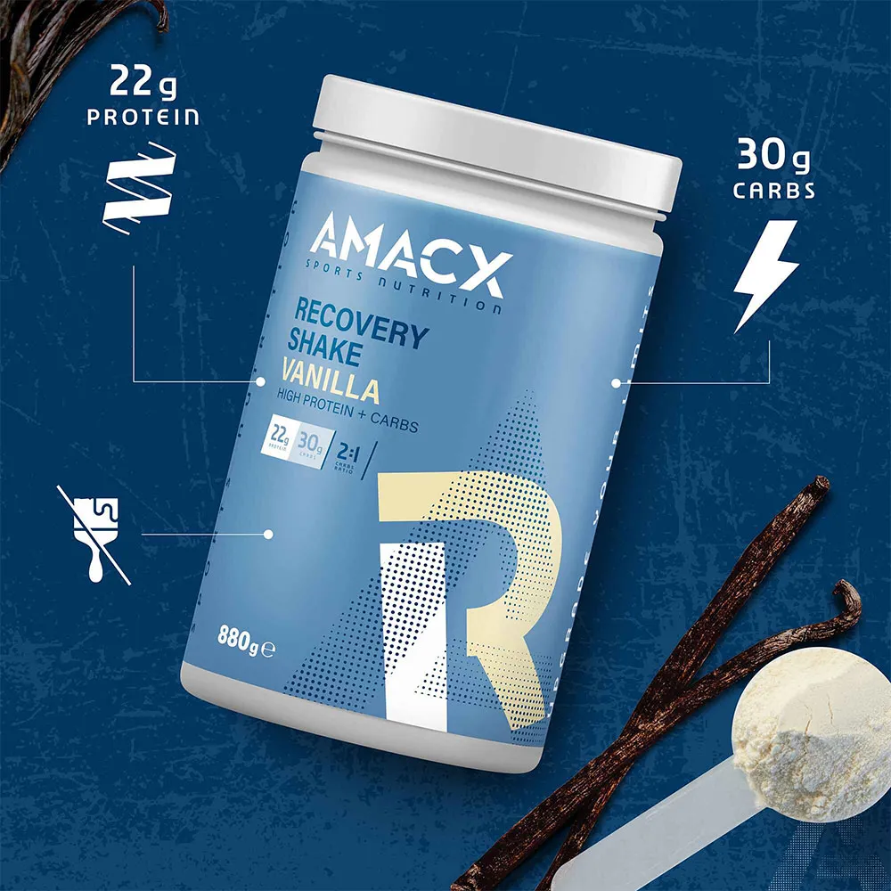 Amacx Energidryckspulver För återhämtning Vanilj 800g, Blue, One Size Amacx Energidryckspulver För återhämtning Vanilj 800g, Blue, One Size