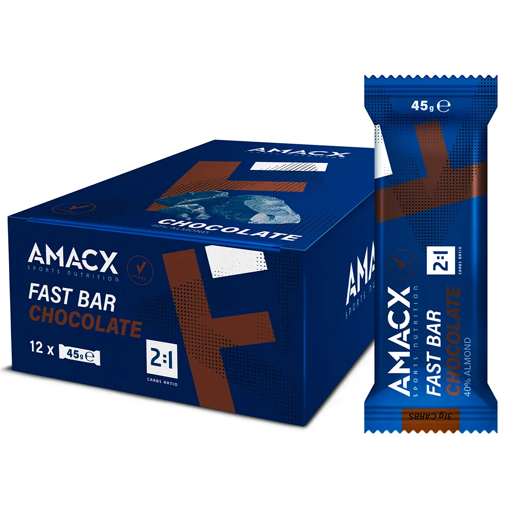 Amacx Fast Chocolate Enheter Lådor Med Energibarer 12 Enheter, Blue, One Size Amacx Fast Chocolate Enheter Lådor Med Energibarer 12 Enheter, Blue, One Size