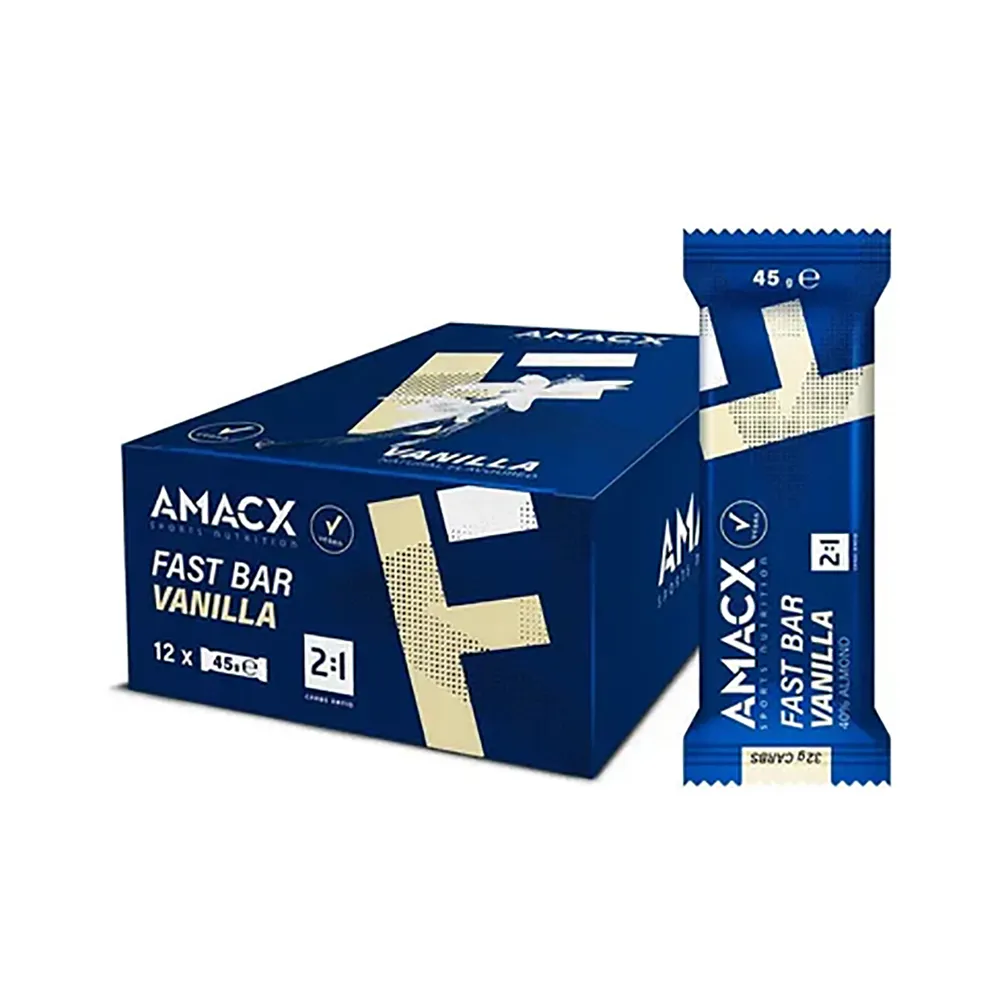 Amacx Fast Vanilla Enheter Lådor Med Energibarer 12 Enheter, Blue, One Size Amacx Fast Vanilla Enheter Lådor Med Energibarer 12 Enheter, Blue, One Size
