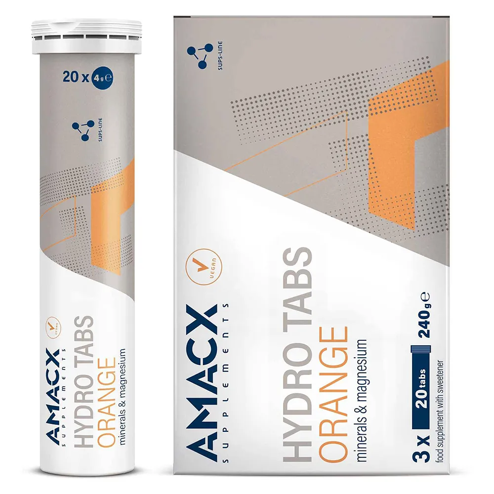 Amacx Hydro-tabletter Apelsin 3 Enheter, White, One Size
