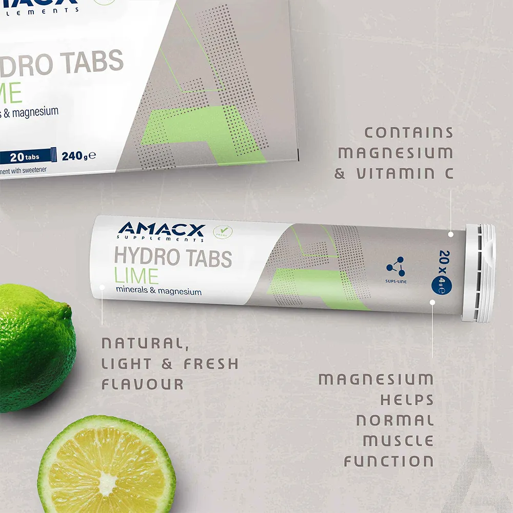 Amacx Hydro-tabletter Lime 3 Enheter, White, One Size