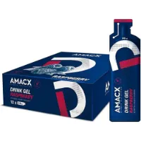 Amacx Låda Med Energigeler Hallon 60ml 12 Enheter Amacx Låda Med Energigeler Hallon 60ml 12 Enheter