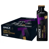 Amacx Turbo Cassis + Koffein Energigelbox 60ml 12 Enheter Amacx Turbo Cassis + Koffein Energigelbox 60ml 12 Enheter