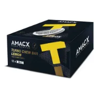 Amacx Turbo Chew Energibarer-låda Citron 50g 12 Enheter Amacx Turbo Chew Energibarer-låda Citron 50g 12 Enheter