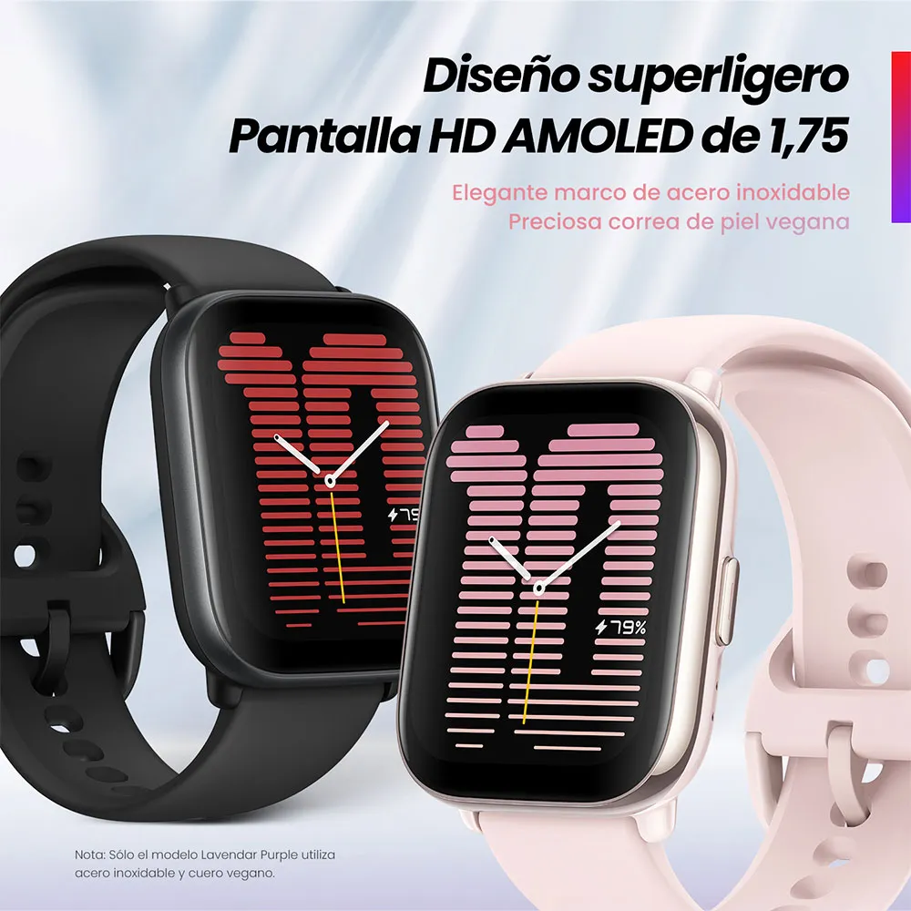 Amazfit Active 1.75 Amoled Smartklocka, Midnight black