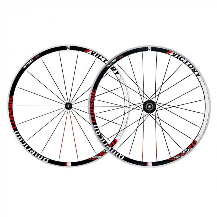 American Classic Victory 30 Hjulset För Gravelcykel, Black / white, 100 / 130mm, Shimano/Sram HG American Classic Victory 30 Hjulset För Gravelcykel, Black / white, 100 / 130mm, Shimano/Sram HG