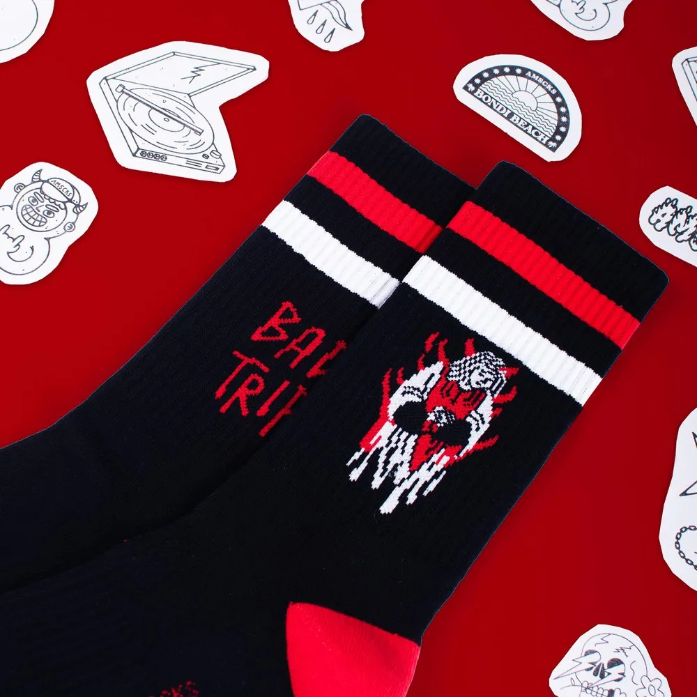 American Socks Bad Trip Långa Strumpor, Black